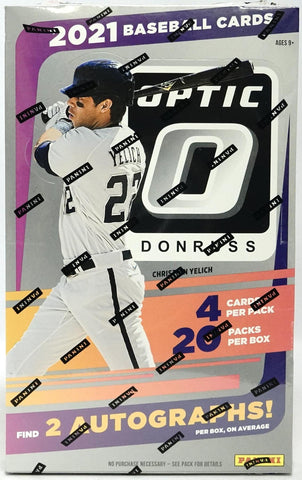 2021 PANINI DONRUSS OPTIC BASEBALL HOBBY BOXES - NEW!