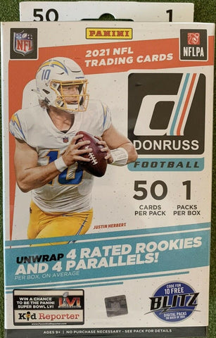 2021 PANINI DONRUSS NFL FOOTBALL HANGER BOXES