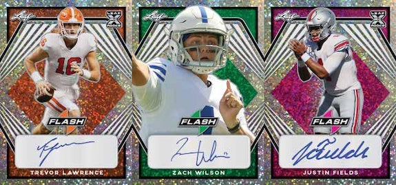 2021 LEAF FLASH FOOTBALL HOBBY BOXES - BRAND NEW!