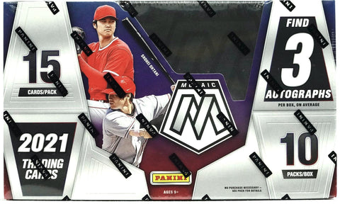 2021 PANINI MOSAIC BASEBALL HOBBY BOXES - NEW!