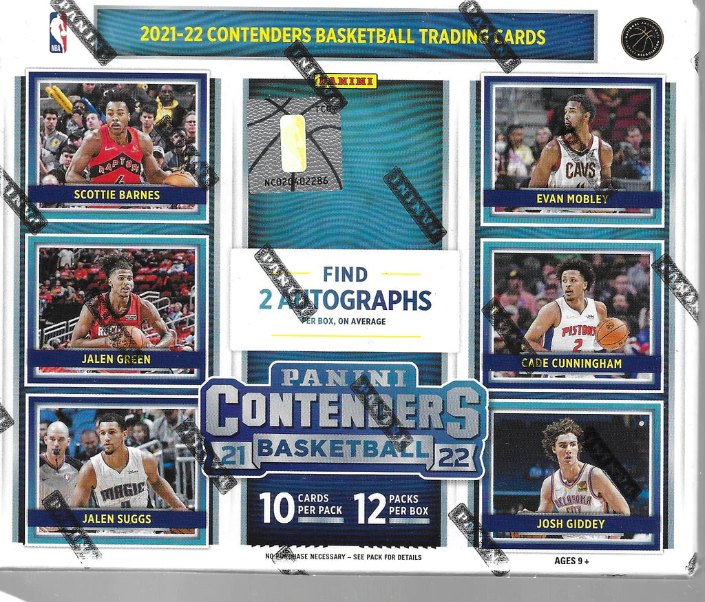 2021-2022 PANINI NBA CONTENDERS HOBBY BOXES