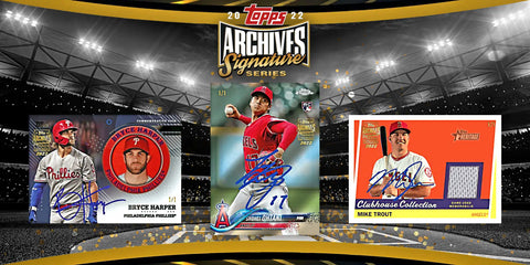 2022 TOPPS ARCHIVE SIGNATURES BASEBALL ACTIVE PLAYERS HOBBY BOXES - BRAND NEW!