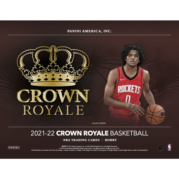 2021-2022 PANINI CROWN ROYALE NBA BASKETBALL HOBBY BOXES (NEW!)