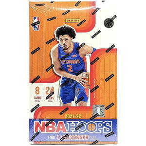 2021-2022 PANINI NBA BASKETBALL HOOPS HOBBY BOX SINGLE PACKS - NEW!