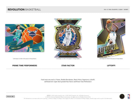2021-2022 PANINI REVOLUTION NBA BASKETBALL HOBBY BOXES - NEW!