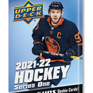 2021-22 UPPER DECK HOCKEY SERIES 1 FAT PACKS SEALED BOX OF 18  - IN STORE!