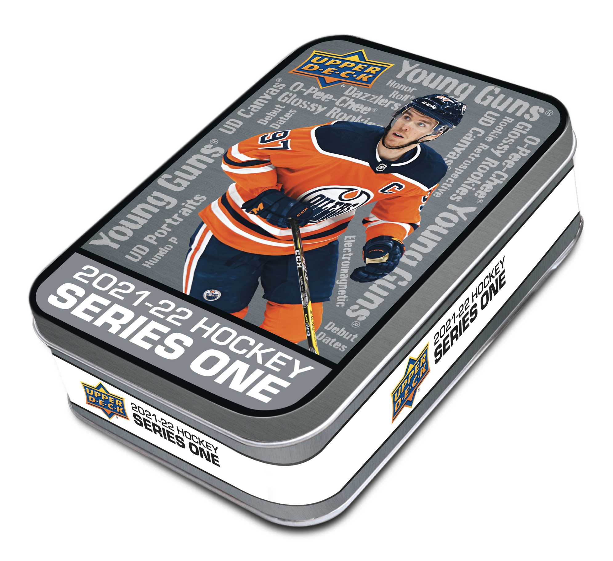 2021-22 UPPER DECK HOCKEY SERIES 1 COLLECTOR TIN SEALED CASE OF 12 - PRE ORDER