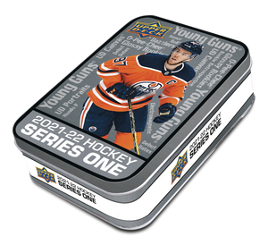 2021-22 UPPER DECK HOCKEY SERIES 1 COLLECTOR TIN SEALED CASE OF 12 - PRE ORDER