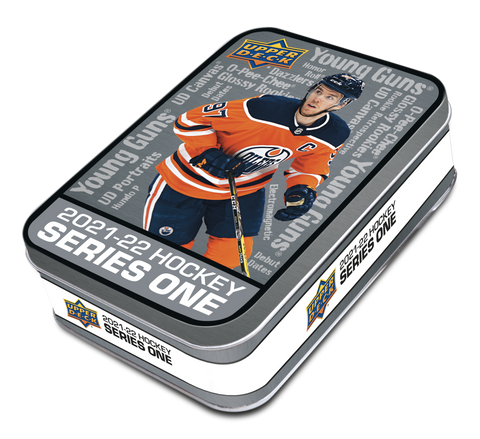 2021-22 UPPER DECK HOCKEY SERIES 1 COLLECTOR TIN  - PRE ORDER