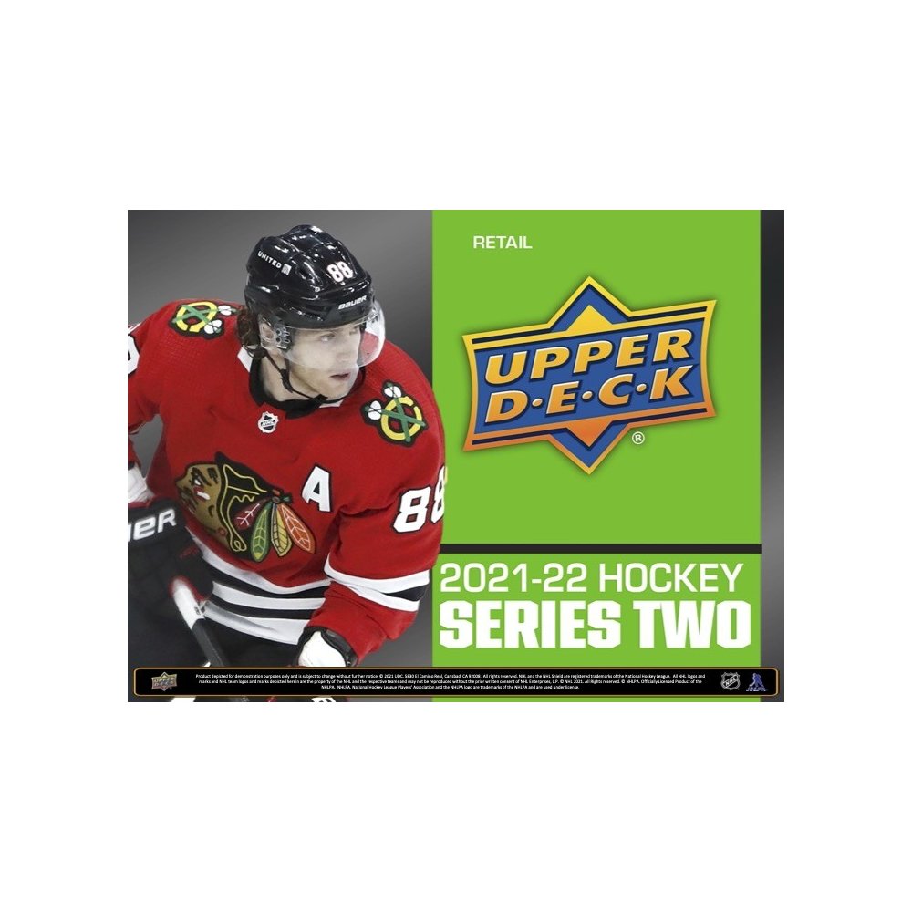 2021-22 UPPER DECK HOCKEY SERIES 2 COLLECTOR TIN  - PRE ORDER RELEASE MAY 2022