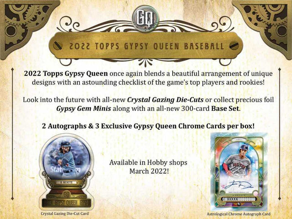2022 TOPPS GYPSY QUEEN BASEBALL HOBBY BOXES - BRAND NEW!