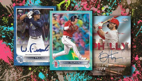 2022 TOPPS CHROME BASEBALL JUMBO HOBBY BOXES