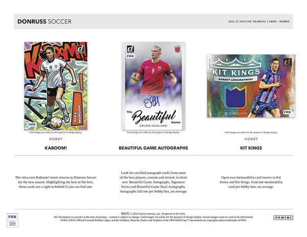 2022-23 PANINI DONRUSS SOCCER HOBBY BOXES