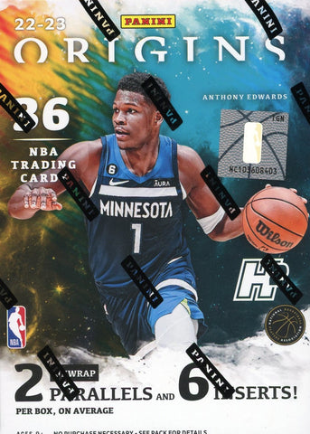 2022-23 PANINI ORIGINS BASKETBALL H2 BOXES - ON SALE NOW ! SAVE $40.00 !!!