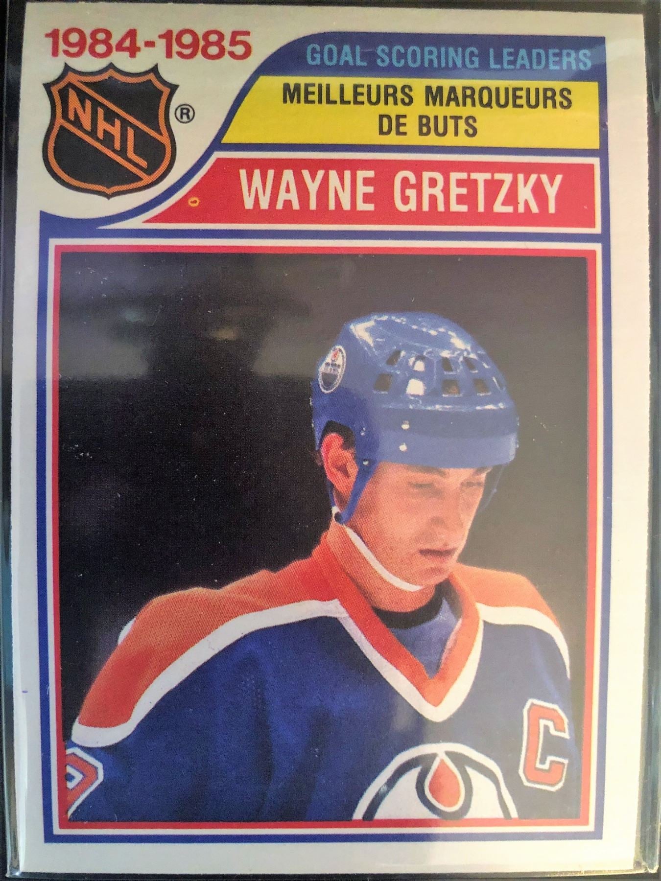 1985 O-Pee-Chee Wayne Gretzky (Scoring Leaders)