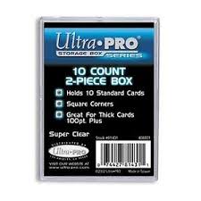 ULTRA PRO 2 PIECE STORAGE BOX HOLDS 10 CARDS