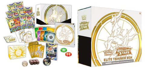 POKEMON SWORD & SHIELD BRILLIANT STARS ELITE TRAINER BOXES