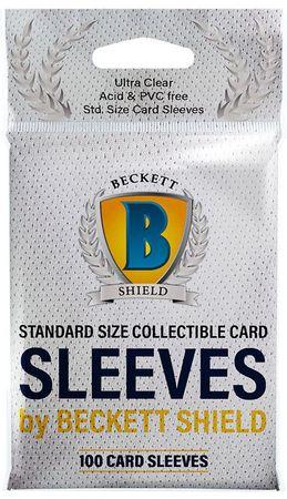 BECKETT SHIELD STANDARD SIZE COLLECTIBLE CARD SOFT SLEEVES (100 CT)