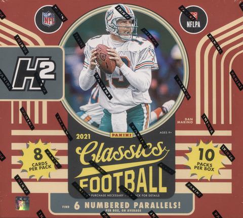 2021 PANINI CLASSICS NFL FOOTBALL H2 HOBBY BOXES - NEW!