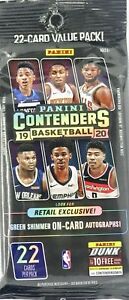 2019-20 PANINI NBA CONTENDERS CELLO VALUE PACKS
