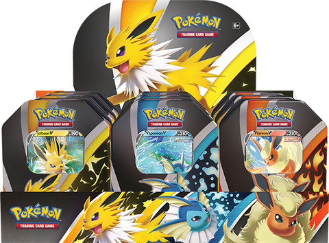 POKEMON EEVEE EVOLUTIONS V TINS (SET OF 3)