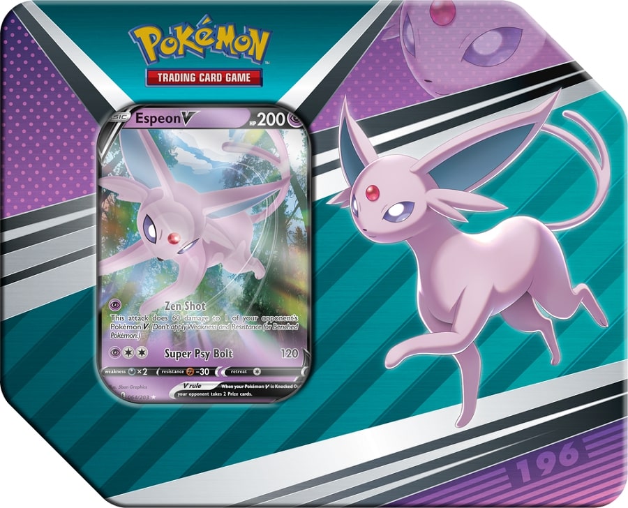 2022 POKEMON V HEROES TINS (ESPEON) - BRAND NEW!