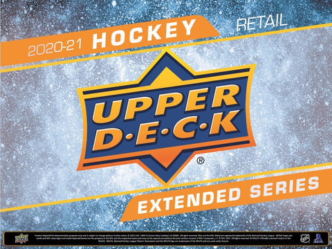 2020-21 UPPER DECK HOCKEY EXTENDED SERIES RETAIL BOX SINGLE PACKS