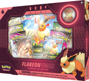 POKEMON EEVEE EVOLUTIONS FLAREON VMAX PREMIUM COLLECTION BOXES - BRAND NEW!