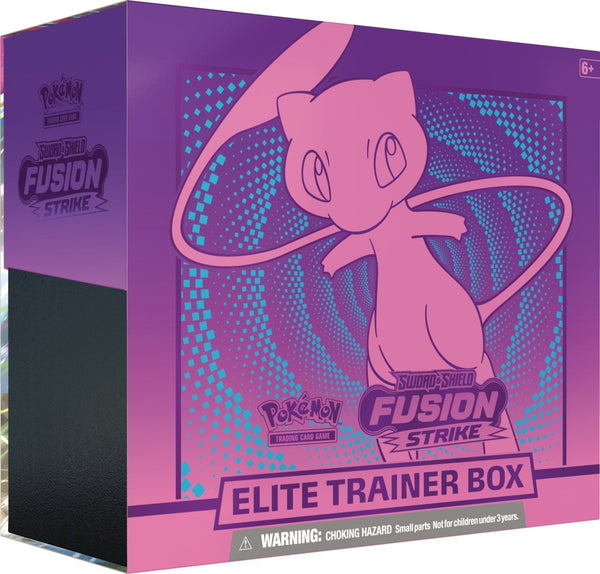 POKEMON SWORD & SHIELD FUSION STRIKE ELITE TRAINER BOX CASE OF 10 - ON SALE!