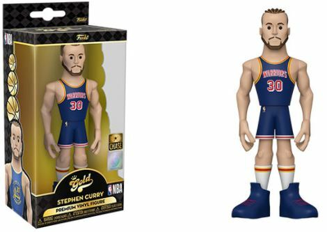 FUNKO GOLD NBA 5" STEPH CURRY CHASE PARALLEL PREMIUM VINYL FIGURE - BRAND NEW!