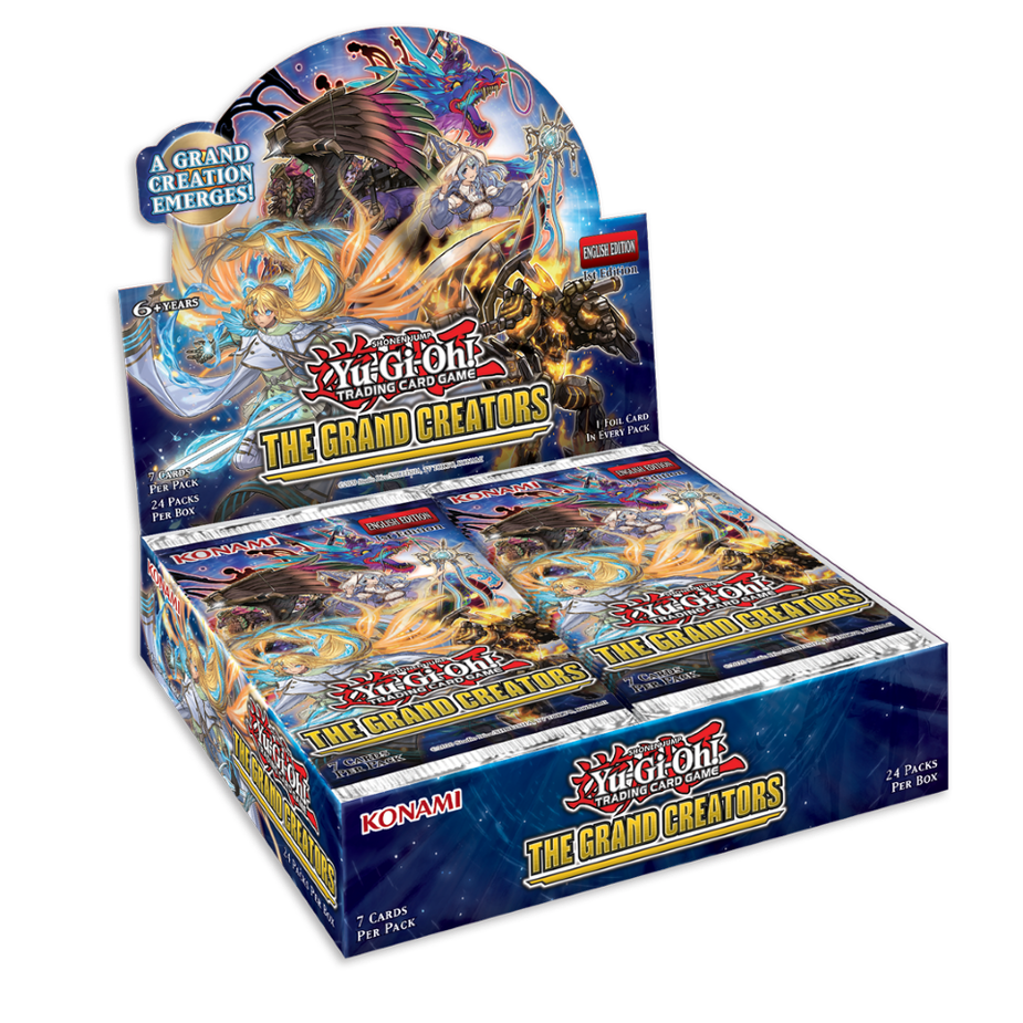 KONAMI - YUGIOH THE GRAND CREATORS 1ST EDITION BOOSTER BOX - BRAND NEW!