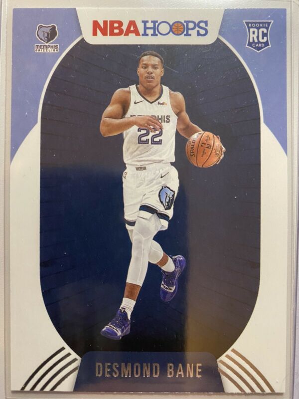 2021 PANINI HOOPS BASKETBALL #246 MEMPHIS GRIZZLIES - DESMOND BANE ROOKIE CARD