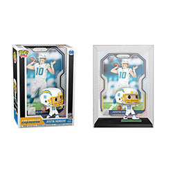 FUNKO PRIZM TRADING CARD JUSTIN HERBERT VINYL FIGURE 08 - CHRISTMAS BLOWOUT SALE!!!