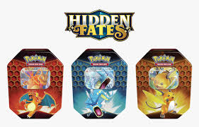 POKEMON HIDDEN FATES TINS GX-2019