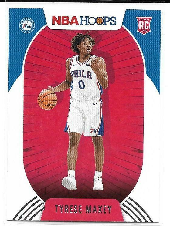 2021 PANINI HOOPS BASKETBALL #207 PHILADELPHIA 76'ERS - TYRESE MAXEY ROOKIE CARD