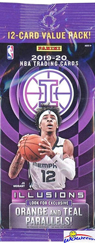 2019-20 PANINI NBA ILLUSIONS 12 CARD VALUE PACKS (FAT PACKS)
