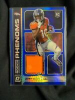 2019-20 PANINI DONRUSS OPTIC FOOTBALL #RP-7 DENVER BRONCOS - JERRY JEUDY ROOKIE PHENOMS JERSEY CARD