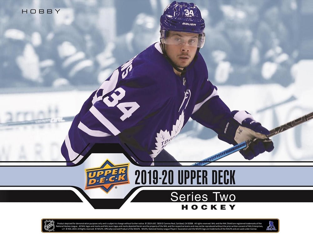 2019-20 UPPER DECK HOCKEY SERIES 2 HOBBY BOXES