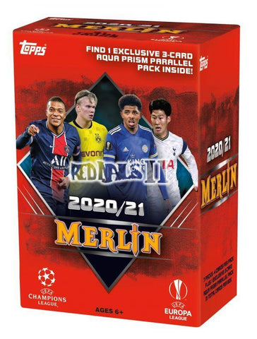 2021 TOPPS UEFA MERLIN SOCCER BLASTER BOXES