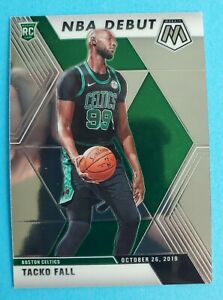 2020 PANINI MOSAIC #276 BOSTON CELTICS - TACKO FALL NBA DEBUT ROOKIE CARD