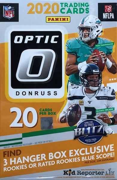 2020 PANINI DONRUSS OPTIC NFL FOOTBALL HANGER BOXES