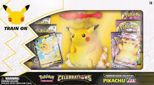 POKEMON CELEBRATIONS PIKACHU VMAX PREMIUM FIGURE COLLECTION BOXES