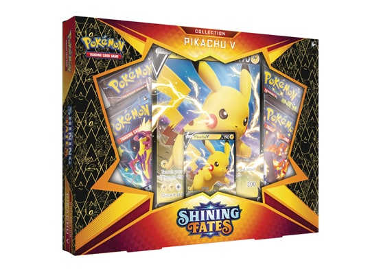 POKEMON SHINING FATES PIKACHU V COLLECTION BOX