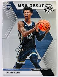 2020 PANINI MOSAIC #274 MEMPHIS GRIZZLIES - JA MORANT NBA DEBUT ROOKIE CARD RAW