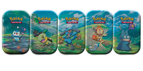 POKEMON SINNOH STARS MINI TINS SET OF 5 - BRAND NEW!