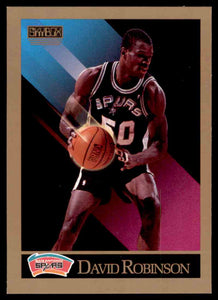 1990-91 SKYBOX BASKETBALL #260 SAN ANTONIO SPURS - DAVID ROBINSON ROOKIE CARD RAW