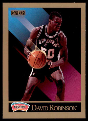 1990-91 SKYBOX BASKETBALL #260 SAN ANTONIO SPURS - DAVID ROBINSON ROOKIE CARD RAW