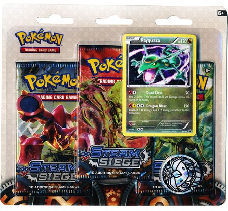 POKEMON STEAM SIEGE 3 PACK BLISTER