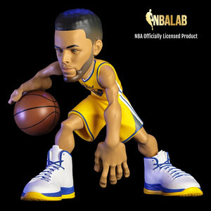 NBA LAB SMALL-STARS NBA 12" STEPH CURRY 2020-21 LIMITED - #30 STEPH CURRY GOLDEN STATE WARRIORS YELLOW UNIFORM  - BRAND NEW!!