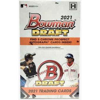 2021 BOWMAN DRAFT BASEBALL SUPER JUMBO HOBBY BOXES - NEW!